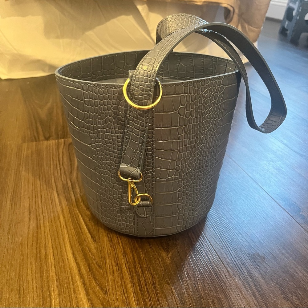 New Alligator Bucket Bag